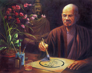 Thich Nhat Hanh is a painting by Steve Simon which was uploaded on October 1st, 2014.